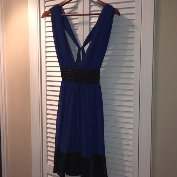 Blue/Black sexy dress - Picture 2 of 6